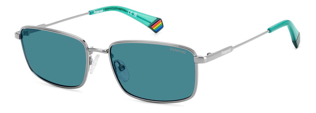 Translation missing: es.seo.product.type.gafas-de-sol polaroid pld 6227/s/x 6lb c3 rutenio rectangular unisex talla 56mm - Translation missing: es.seo.product.alt.imagen-principal