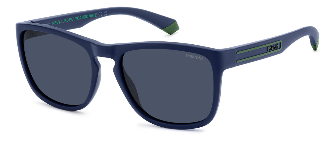 Translation missing: es.seo.product.type.gafas-de-sol polaroid pld 2161/s rct c3 azul rectangular unisex talla 57mm - Translation missing: es.seo.product.alt.imagen-principal