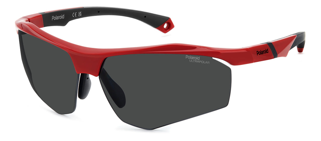 Translation missing: es.seo.product.type.gafas-de-sol polaroid pld 7055/s c9a e3 rojo rectangular masculino talla 68mm - Translation missing: es.seo.product.alt.imagen-principal