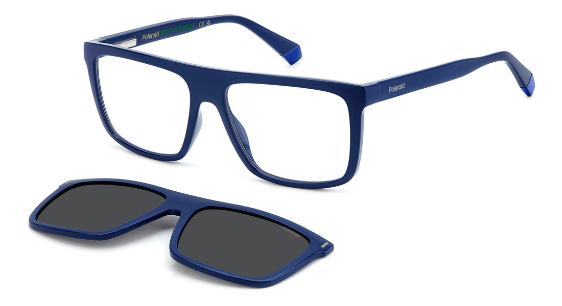 Translation missing: es.seo.product.type.gafas-de-sol polaroid pld 6230/cs pjp m9 azul rectangular flat top masculino talla 56mm - Translation missing: es.seo.product.alt.imagen-principal