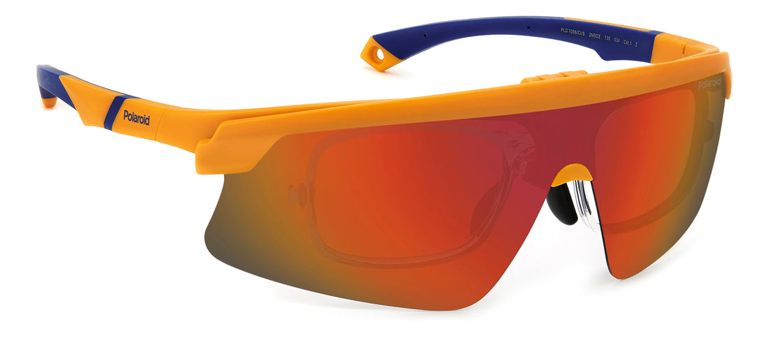 Translation missing: es.seo.product.type.gafas-de-sol polaroid pld 7056/ci/s 2m5 oz naranja rectangular masculino talla 99mm - Translation missing: es.seo.product.alt.imagen-secundaria