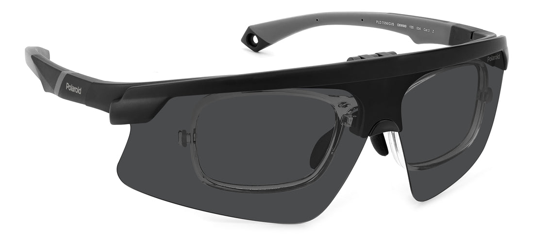 Translation missing: es.seo.product.type.gafas-de-sol polaroid pld 7056/ci/s o6w m9 negro rectangular masculino talla 99mm - Translation missing: es.seo.product.alt.imagen-secundaria