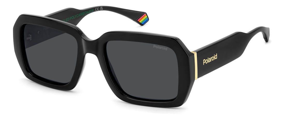Translation missing: es.seo.product.type.gafas-de-sol polaroid pld 6223/s/x 807 m9 negro rectangular unisex talla 54mm - Translation missing: es.seo.product.alt.imagen-principal