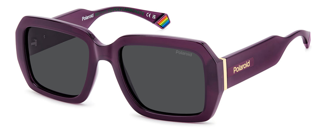 Translation missing: es.seo.product.type.gafas-de-sol polaroid pld 6223/s/x b3v m9 violeta rectangular unisex talla 54mm - Translation missing: es.seo.product.alt.imagen-principal