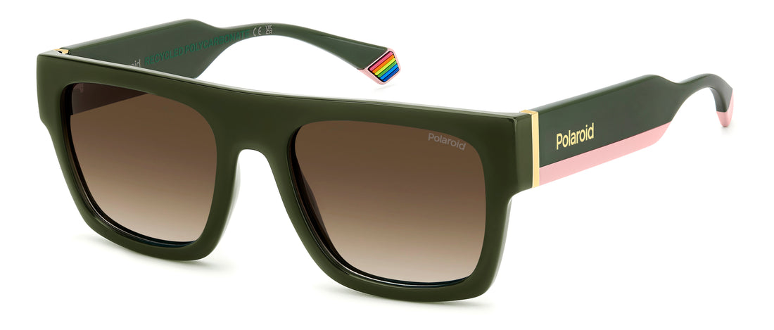 Translation missing: es.seo.product.type.gafas-de-sol polaroid pld 6224/s/x 1ed la verde rectangular flat top unisex talla 54mm - Translation missing: es.seo.product.alt.imagen-principal