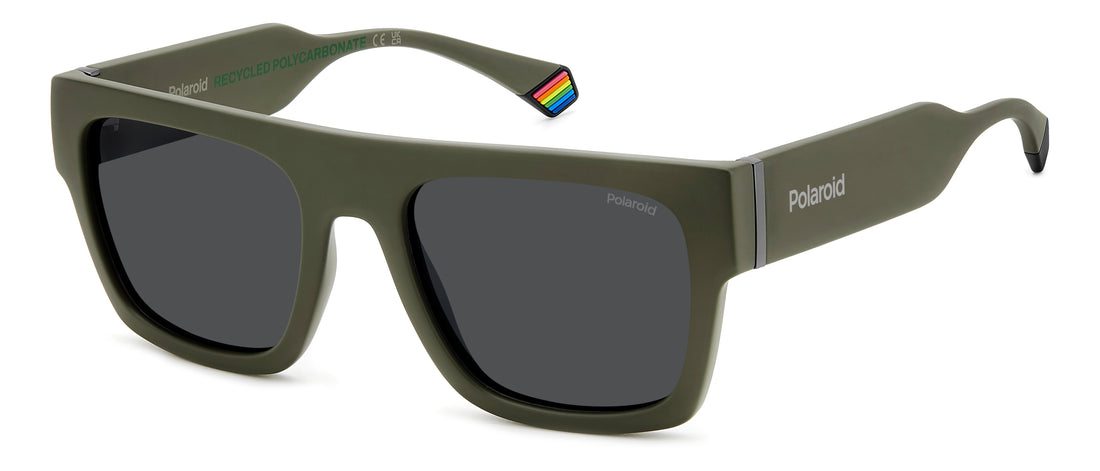 Translation missing: es.seo.product.type.gafas-de-sol polaroid pld 6224/s/x 3y5 m9 caqui rectangular flat top unisex talla 54mm - Translation missing: es.seo.product.alt.imagen-principal