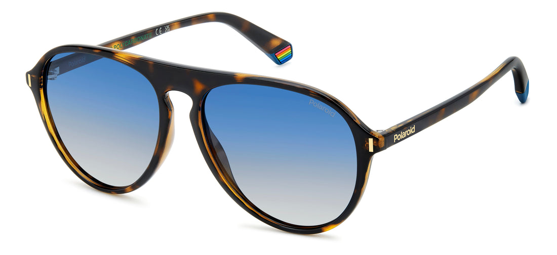Translation missing: es.seo.product.type.gafas-de-sol polaroid pld 6225/s 086 z7 havana pilot masculino talla 57mm - Translation missing: es.seo.product.alt.imagen-principal