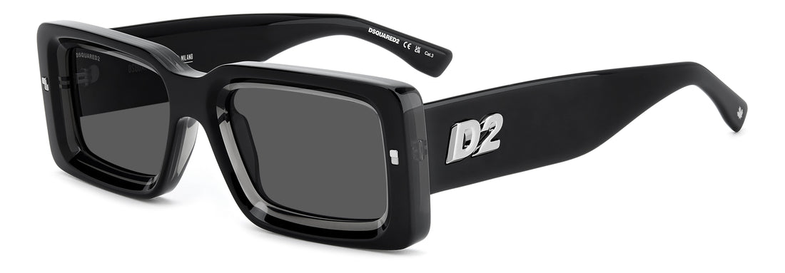 Translation missing: es.seo.product.type.gafas-de-sol dsquared2 d2 0142/s 08a ir negro rectangular masculino talla 52mm - Translation missing: es.seo.product.alt.imagen-principal