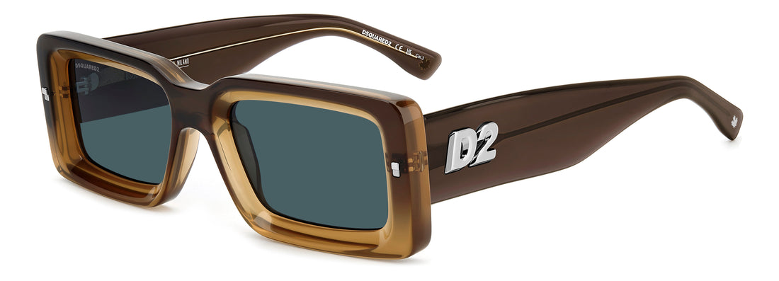 Translation missing: es.seo.product.type.gafas-de-sol dsquared2 d2 0142/s 9en ku brown rectangular masculino talla 52mm - Translation missing: es.seo.product.alt.imagen-principal