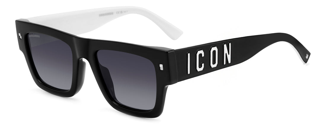 Translation missing: es.seo.product.type.gafas-de-sol dsquared2 icon 0021/s 807 9o negro rectangular unisex talla 52mm - Translation missing: es.seo.product.alt.imagen-principal