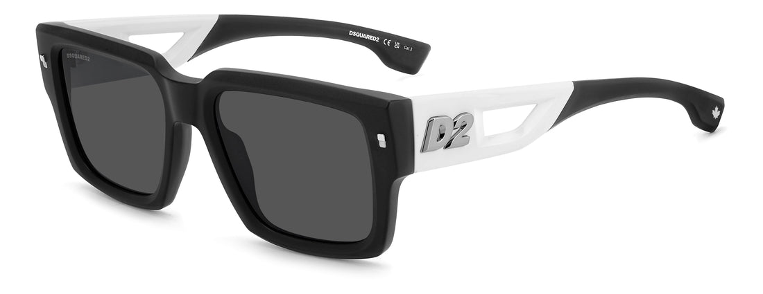 Translation missing: es.seo.product.type.gafas-de-sol dsquared2 d2 0143/s 003 ir negro rectangular masculino talla 53mm - Translation missing: es.seo.product.alt.imagen-principal