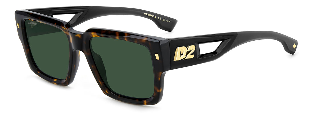Translation missing: es.seo.product.type.gafas-de-sol dsquared2 d2 0143/s 086 qt havana rectangular masculino talla 53mm - Translation missing: es.seo.product.alt.imagen-principal