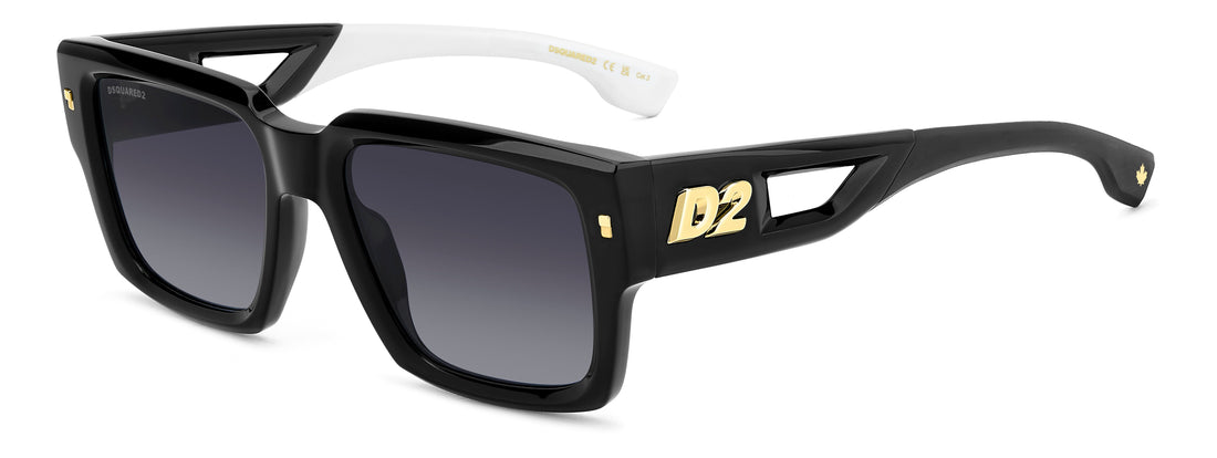 Translation missing: es.seo.product.type.gafas-de-sol dsquared2 d2 0143/s 807 9o negro rectangular masculino talla 53mm - Translation missing: es.seo.product.alt.imagen-principal