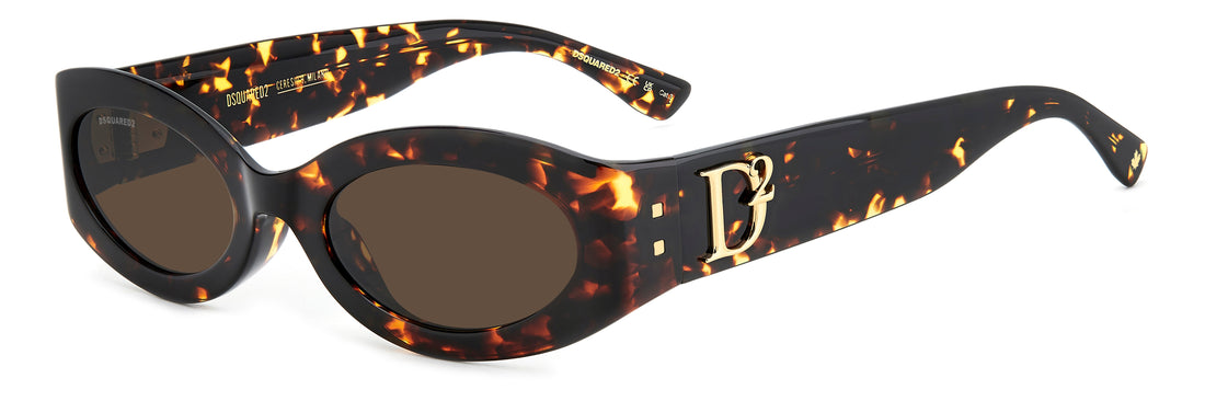 Translation missing: es.seo.product.type.gafas-de-sol dsquared2 d2 0150/g/s 086 70 havana oval femenino talla 54mm - Translation missing: es.seo.product.alt.imagen-principal