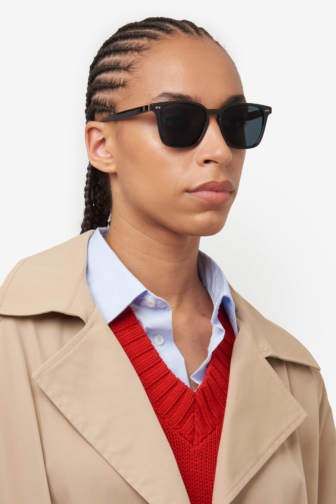 Translation missing: es.seo.product.type.gafas-de-sol tommy hilfiger th 2158/s 807 ir negro rectangular femenino talla 52mm - Translation missing: es.seo.product.alt.imagen-secundaria
