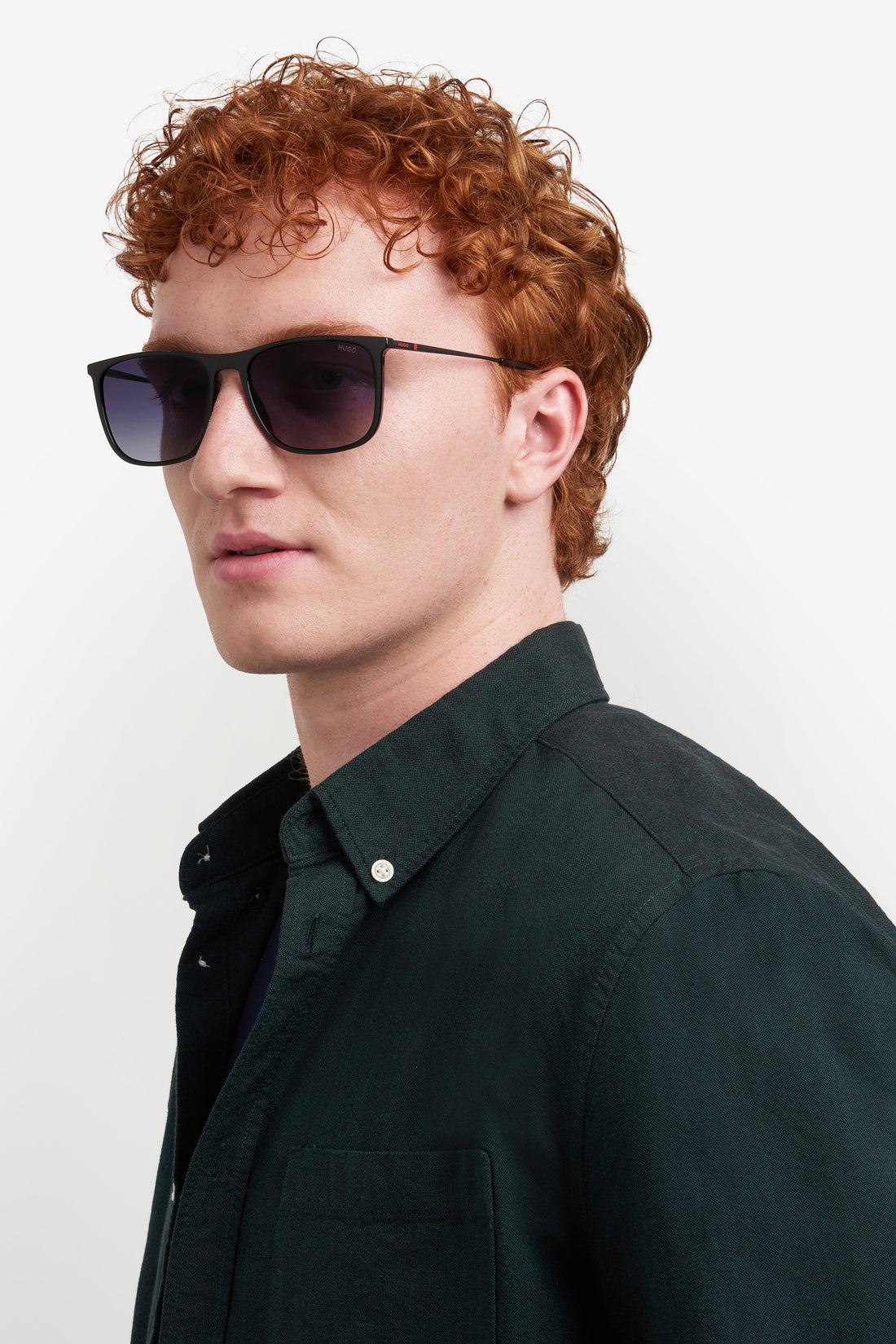 Translation missing: es.seo.product.type.gafas-de-sol hugo hg 1319/s 807 9o negro rectangular masculino talla 57mm - Translation missing: es.seo.product.alt.imagen-secundaria