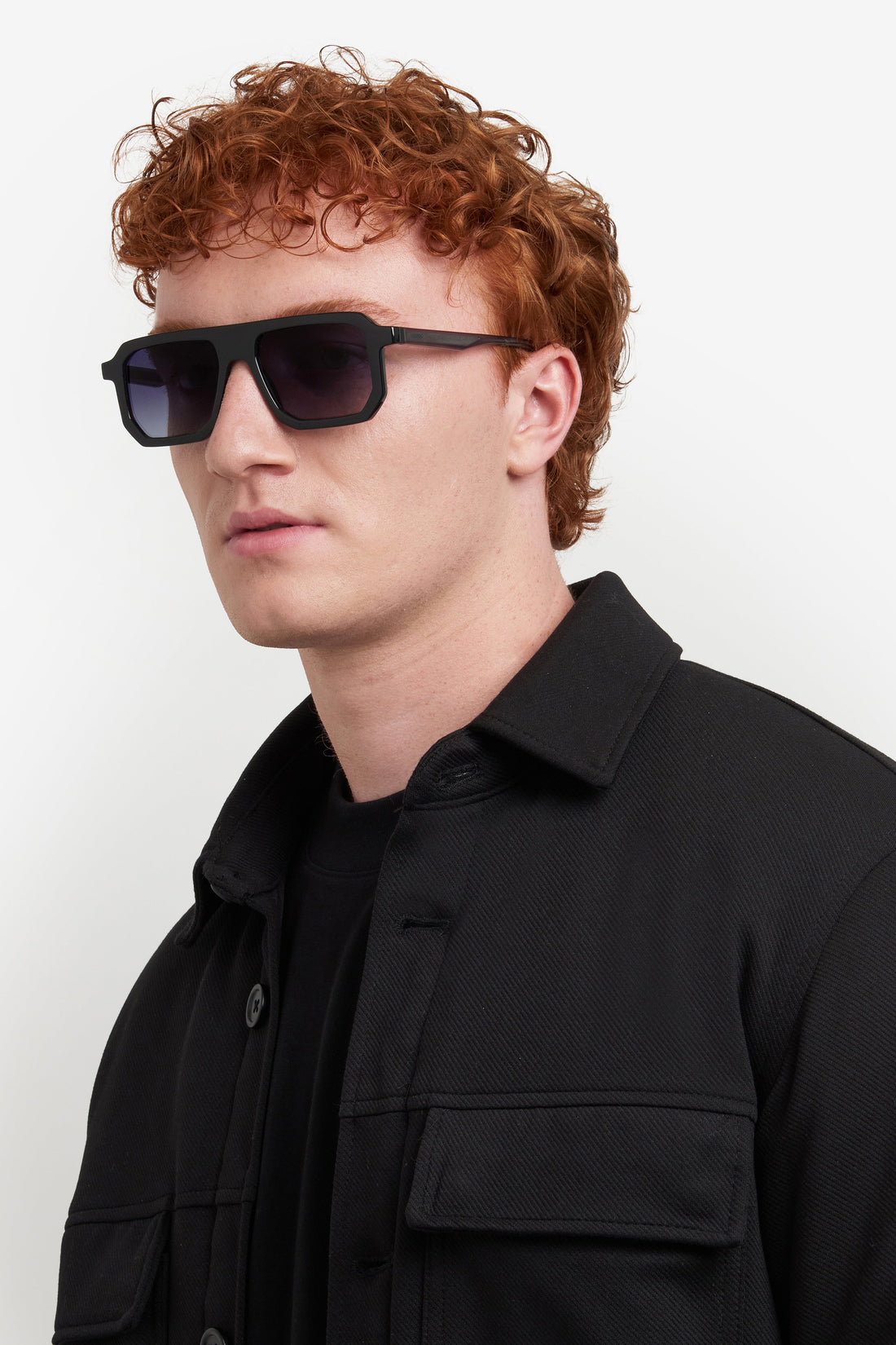 Translation missing: es.seo.product.type.gafas-de-sol hugo hg 1312/s 807 9o negro rectangular flat top masculino talla 53mm - Translation missing: es.seo.product.alt.imagen-secundaria