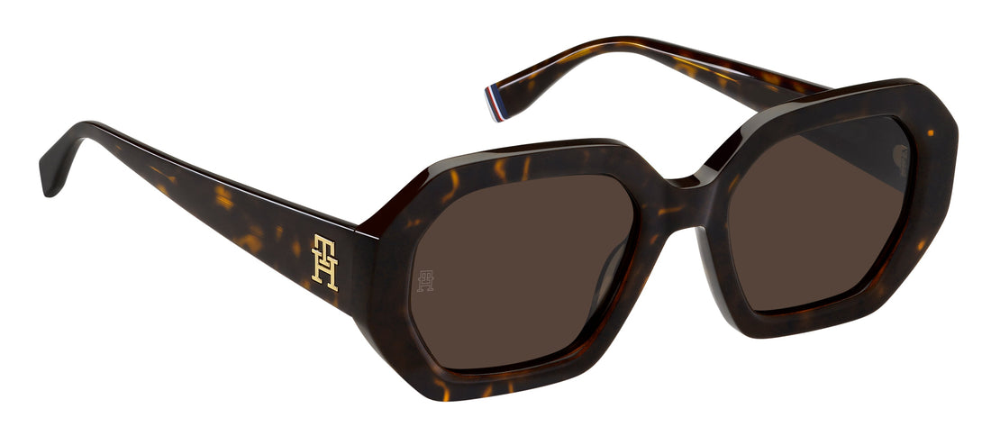 Translation missing: es.seo.product.type.gafas-de-sol tommy hilfiger th 2155/s 086 70 havana rectangular geometrical femenino talla 52mm - Translation missing: es.seo.product.alt.imagen-secundaria