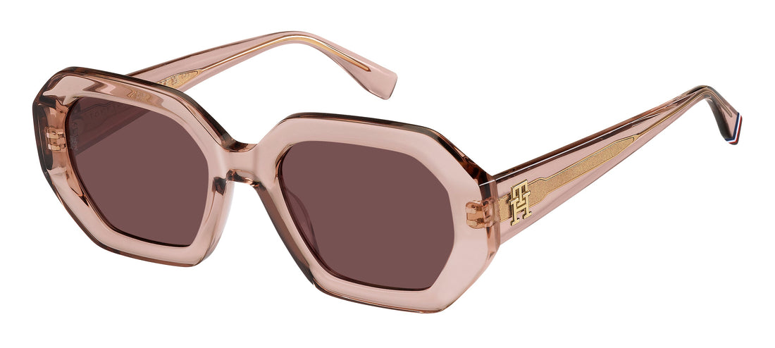 Translation missing: es.seo.product.type.gafas-de-sol tommy hilfiger th 2155/s 35j u1 rosa rectangular geometrical femenino talla 52mm - Translation missing: es.seo.product.alt.imagen-principal