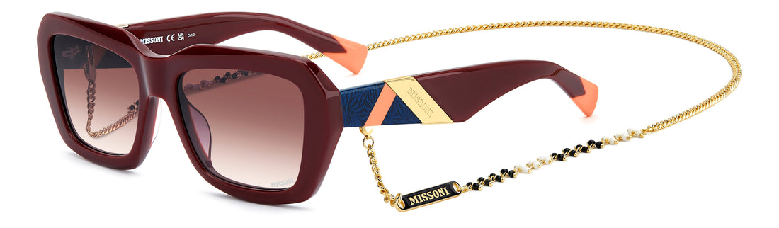 Translation missing: es.seo.product.type.gafas-de-sol missoni mis 0193/g/s lhf 3x burdeos rectangular femenino talla 55mm - Translation missing: es.seo.product.alt.imagen-principal