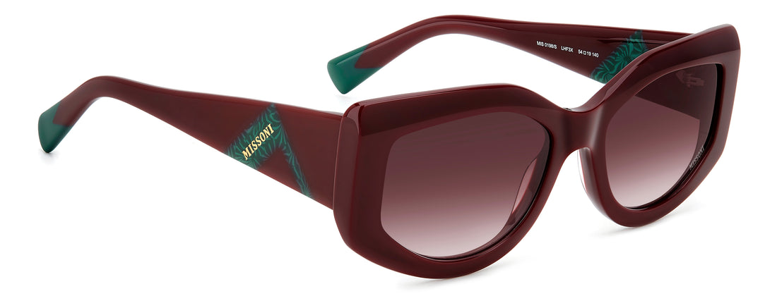 Translation missing: es.seo.product.type.gafas-de-sol missoni mis 0198/s lhf 3x burdeos rectangular femenino talla 54mm - Translation missing: es.seo.product.alt.imagen-secundaria