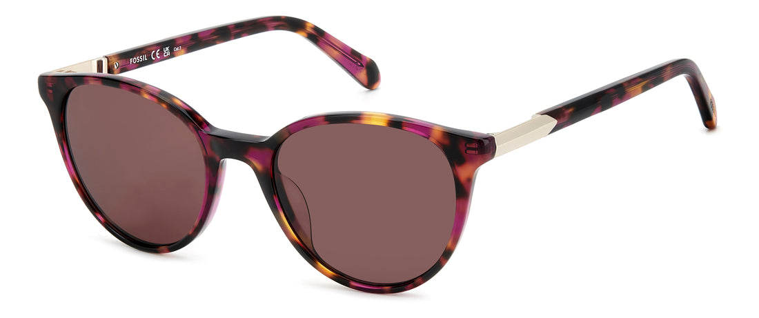 Translation missing: es.seo.product.type.gafas-de-sol fossil fos 2154/s yrf u1 havana round femenino talla 51mm - Translation missing: es.seo.product.alt.imagen-principal