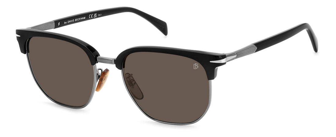 Translation missing: es.seo.product.type.gafas-de-sol david beckham db 1176/g/s ans ir negro rectangular masculino talla 54mm - Translation missing: es.seo.product.alt.imagen-principal