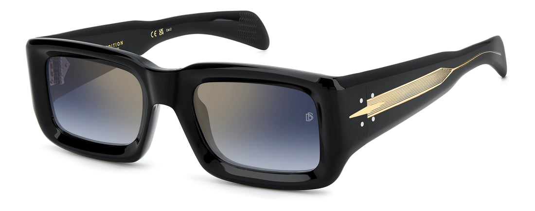 Translation missing: es.seo.product.type.gafas-de-sol david beckham db 7131/s 807 1v negro rectangular masculino talla 52mm - Translation missing: es.seo.product.alt.imagen-principal