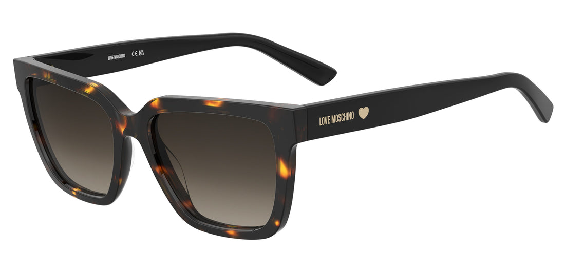 Translation missing: es.seo.product.type.gafas-de-sol moschino love mol087/s 086 ha havana rectangular femenino talla 55mm - Translation missing: es.seo.product.alt.imagen-principal
