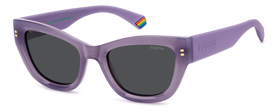 Translation missing: es.seo.product.type.gafas-de-sol polaroid pld 6237/s/x 789 m9 morado cat eye femenino talla 52mm - Translation missing: es.seo.product.alt.imagen-principal