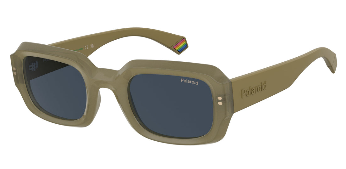 Translation missing: es.seo.product.type.gafas-de-sol polaroid pld 6239/s/x 4c3 c3 verde rectangular unisex talla 51mm - Translation missing: es.seo.product.alt.imagen-principal