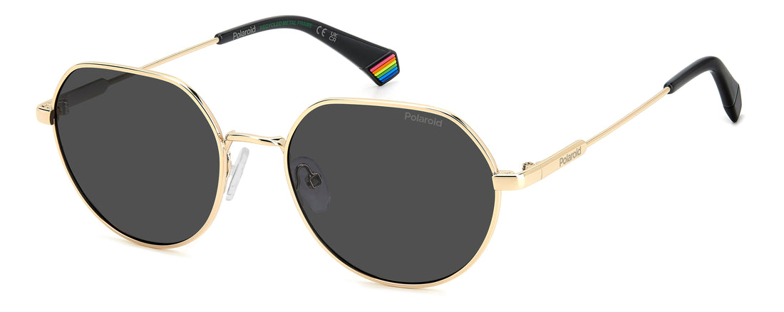 Translation missing: es.seo.product.type.gafas-de-sol polaroid pld 6236/s/x rhl m9 negro round unisex talla 54mm - Translation missing: es.seo.product.alt.imagen-principal