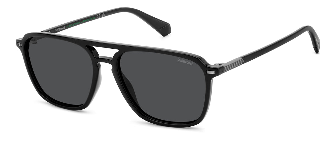 Translation missing: es.seo.product.type.gafas-de-sol polaroid pld 4182/s/x 807 m9 negro rectangular masculino talla 57mm - Translation missing: es.seo.product.alt.imagen-principal