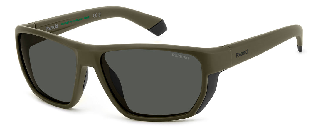 Translation missing: es.seo.product.type.gafas-de-sol polaroid pld 7057/s dld m9 verde rectangular masculino talla 60mm - Translation missing: es.seo.product.alt.imagen-principal