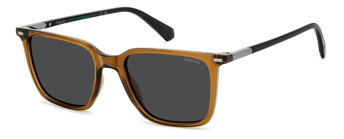 Translation missing: es.seo.product.type.gafas-de-sol polaroid pld 4183/s/x 09q m9 marron rectangular masculino talla 53mm - Translation missing: es.seo.product.alt.imagen-principal