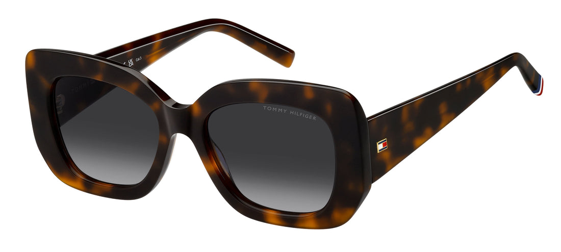 Translation missing: es.seo.product.type.gafas-de-sol tommy hilfiger th 2224/s 086 9o havana rectangular femenino talla 52mm - Translation missing: es.seo.product.alt.imagen-principal