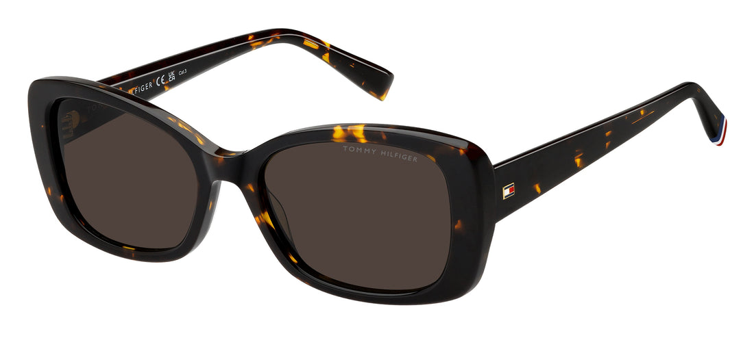 Translation missing: es.seo.product.type.gafas-de-sol tommy hilfiger th 2225/s 086 70 havana rectangular femenino talla 54mm - Translation missing: es.seo.product.alt.imagen-principal