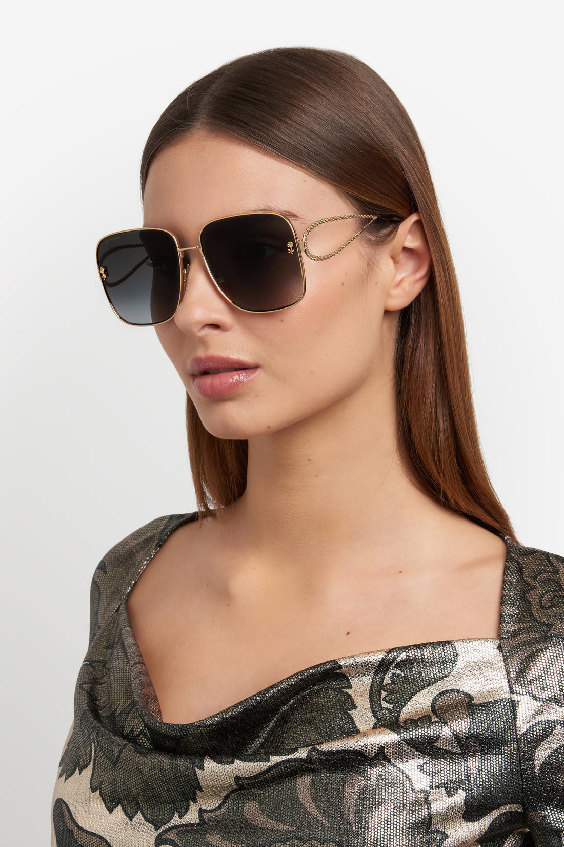 Translation missing: es.seo.product.type.gafas-de-sol etro 0070/s 000 9o dorado square femenino talla 61mm - Translation missing: es.seo.product.alt.imagen-secundaria