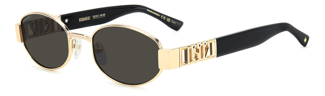 Translation missing: es.seo.product.type.gafas-de-sol dsquared2 d2 0155/s 000 ir dorado oval masculino talla 53mm - Translation missing: es.seo.product.alt.imagen-principal