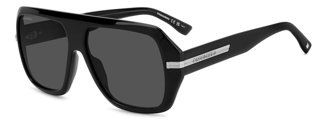 Translation missing: es.seo.product.type.gafas-de-sol dsquared2 d2 0160/s 807 ir negro rectangular masculino talla 59mm - Translation missing: es.seo.product.alt.imagen-principal
