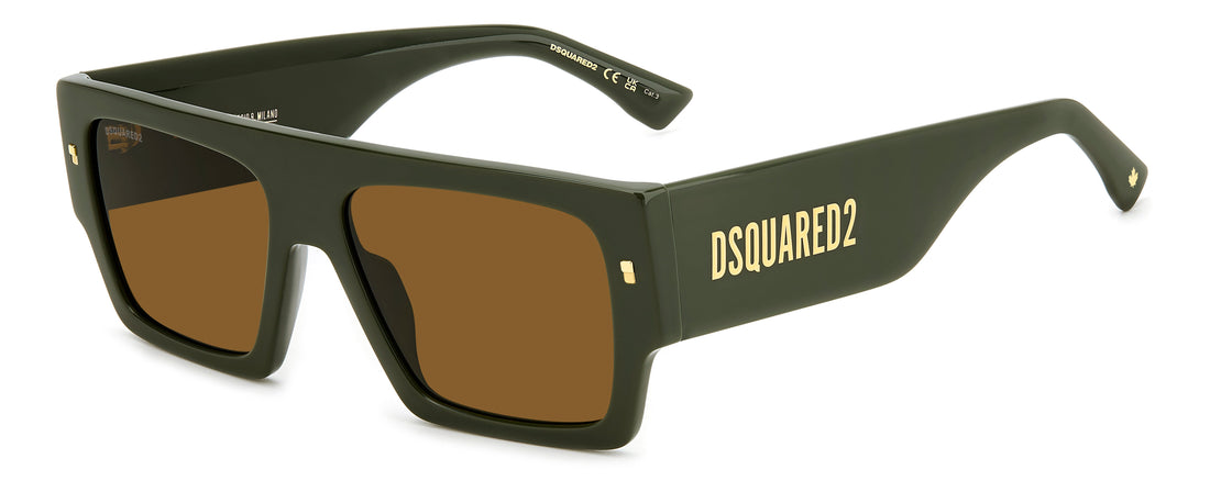 Translation missing: es.seo.product.type.gafas-de-sol dsquared2 d2 0165/s 1ed 70 verde rectangular masculino talla 57mm - Translation missing: es.seo.product.alt.imagen-principal