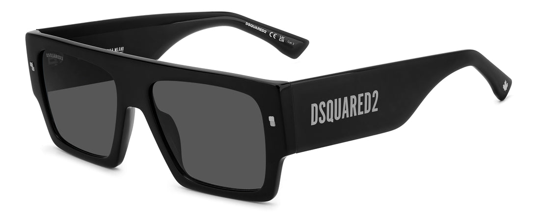 Translation missing: es.seo.product.type.gafas-de-sol dsquared2 d2 0165/s 807 ir negro rectangular masculino talla 57mm - Translation missing: es.seo.product.alt.imagen-principal