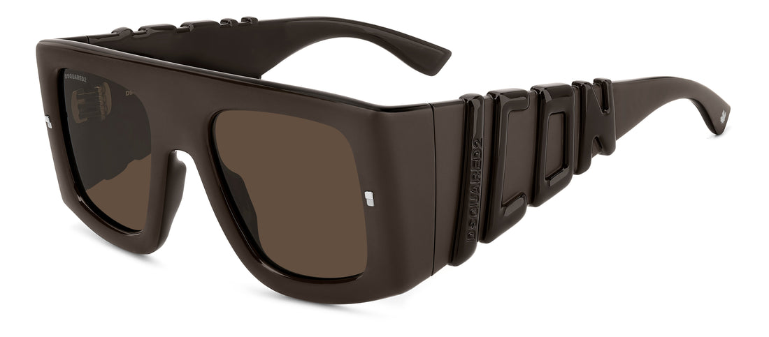 Translation missing: es.seo.product.type.gafas-de-sol dsquared2 icon 0024/s yz4 70 marron rectangular masculino talla 54mm - Translation missing: es.seo.product.alt.imagen-principal