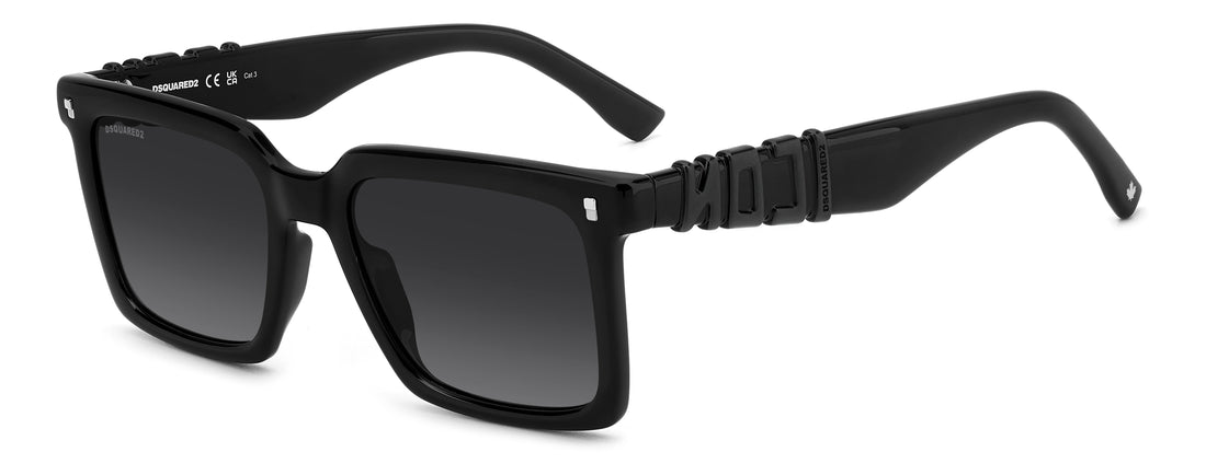 Translation missing: es.seo.product.type.gafas-de-sol dsquared2 icon 0025/s 807 9o negro rectangular masculino talla 53mm - Translation missing: es.seo.product.alt.imagen-principal