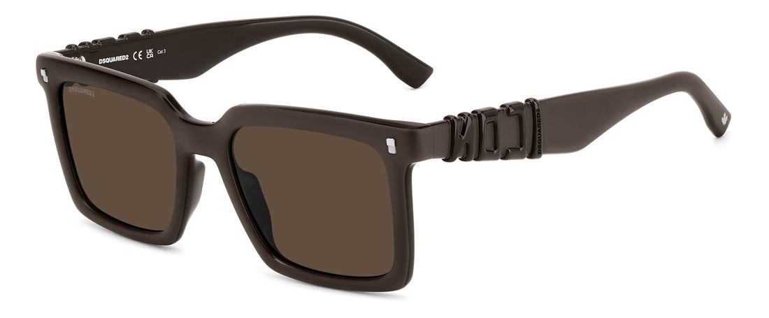 Translation missing: es.seo.product.type.gafas-de-sol dsquared2 icon 0025/s yz4 70 marron rectangular masculino talla 53mm - Translation missing: es.seo.product.alt.imagen-principal