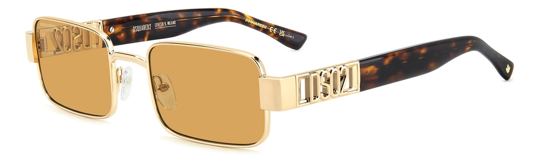Translation missing: es.seo.product.type.gafas-de-sol dsquared2 d2 0156/s j5g 70 dorado rectangular masculino talla 54mm - Translation missing: es.seo.product.alt.imagen-principal