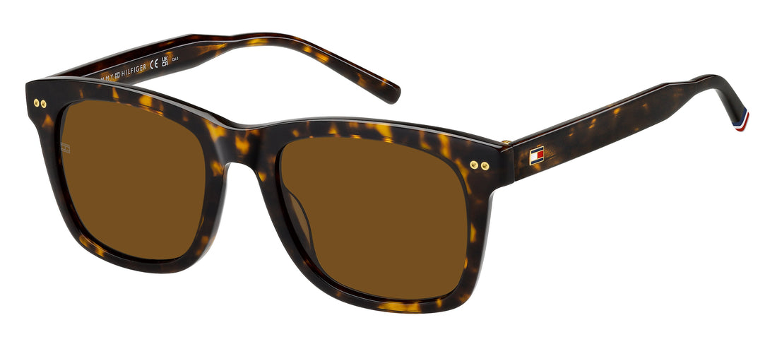 Translation missing: es.seo.product.type.gafas-de-sol tommy hilfiger th 2184/s 086 70 havana rectangular masculino talla 52mm - Translation missing: es.seo.product.alt.imagen-principal