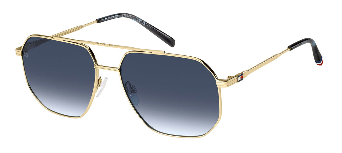 Translation missing: es.seo.product.type.gafas-de-sol tommy hilfiger th 2191/s j5g 08 dorado rectangular masculino talla 60mm - Translation missing: es.seo.product.alt.imagen-principal