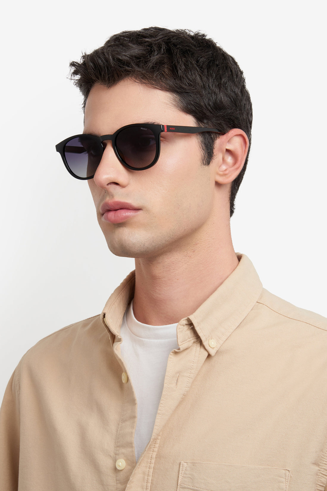 Translation missing: es.seo.product.type.gafas-de-sol hugo hg 1357/s 807 9o negro rectangular masculino talla 52mm - Translation missing: es.seo.product.alt.imagen-secundaria