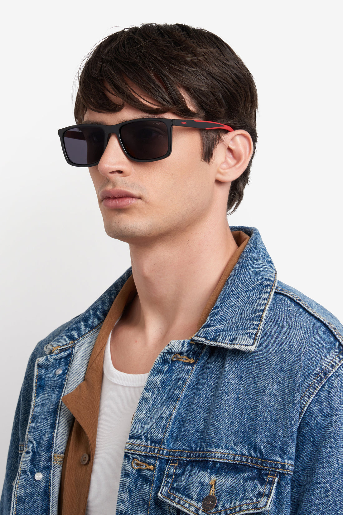 Translation missing: es.seo.product.type.gafas-de-sol hugo hg 1337/s 807 ir negro rectangular masculino talla 58mm - Translation missing: es.seo.product.alt.imagen-secundaria